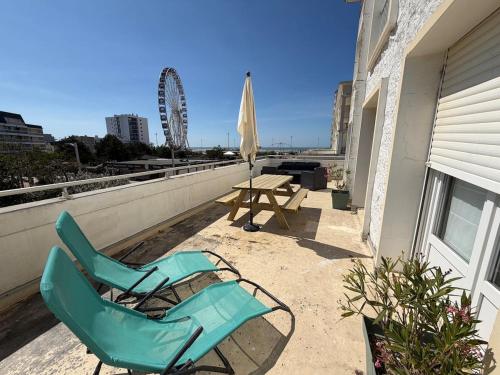 Jauffrey - Appartement avec Terrasse VUE MER et Garage à Berck-Plage