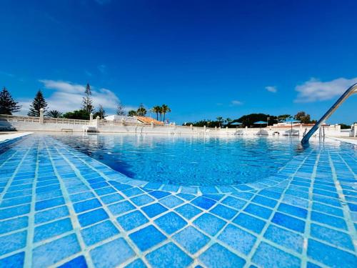 Sunny studio with private terrace pool access 5