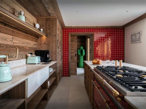 keuken, Chalet Ferret - OVO Network in Le Bettaix