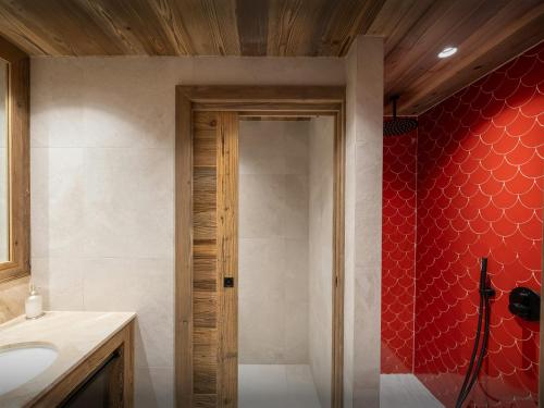 douche, Chalet Ferret - OVO Network in Le Bettaix