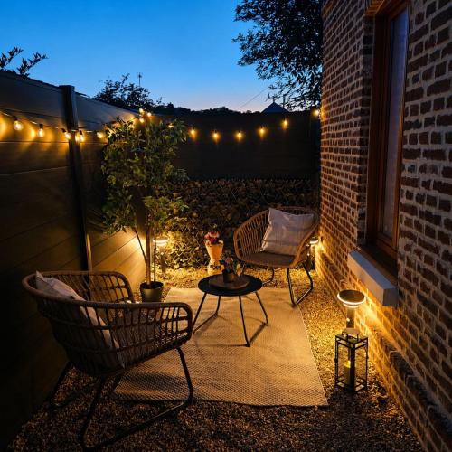 Facilities, Maison cosy, spa XXL, cinema, karaoke et terrasse in Le Mesnil-Eudes