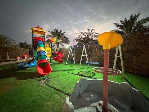 Garden, Al Saad Farm Private Resort 5 Bedrooms with Two Indoor Pools and Kids area By Betu in Al Sad