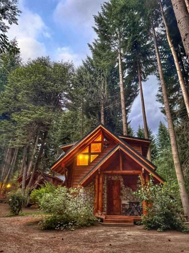 Cabañas en el bosque de Puerto Manzano, El Remanso