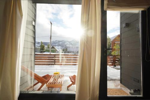 Desperta frente al Fitz Roy - Tiny House Patagonia