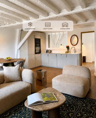 Appartement centre historique - climatisation & garage privé