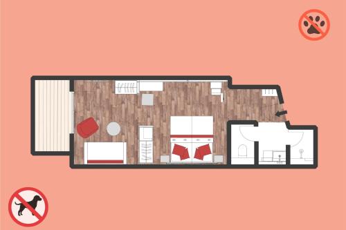 1 queen bed, 1 sofa bed