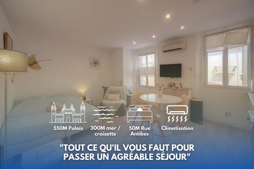 Hoche - 300 m de la mer et Croisette - WiFi Air conditioning - VCA