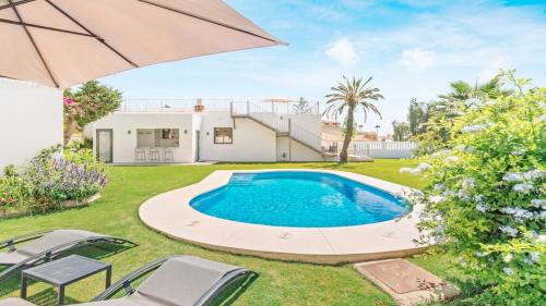 Villa Levante de una planta a 400 m de la playa