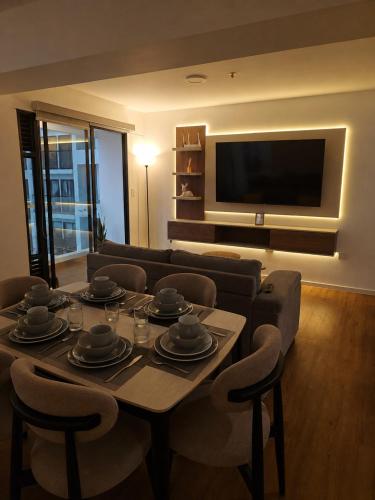 Modern apartment with balcony and panoramic views