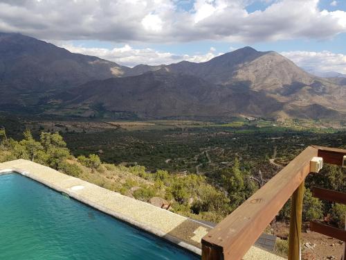 La mejor vista de la cordillera Chilena in San Esteban