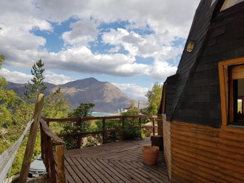 La mejor vista de la cordillera Chilena in San Esteban