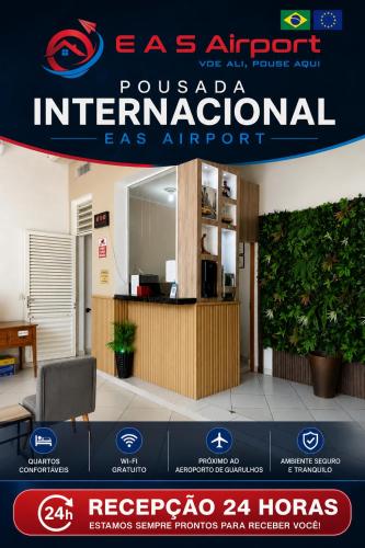 Pousada EAS Suites Internacionais com RETORNO incluso das 05 as 12 - Guarulhos Pousada EAS Suites Internacionais com RETORNO incluso das 05 as 12 - Guarulhos