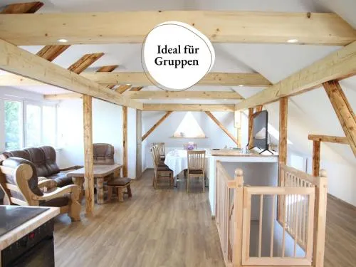 Apartmenthaus Landeskrone Dresden für Gruppen bis 20 Personen, 2 Wohnungen, Sauna, Dachterrasse & Garten in Dresden, Deutschland