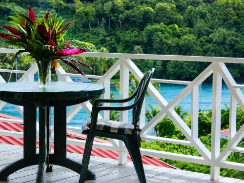 balcon/terasă, Oasis Marigot in Marigot Bay