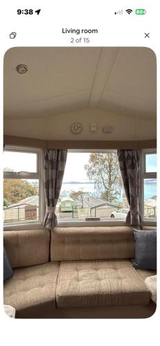 Вид, Lodge with stunning view in Wymess Bay in Скелморлі