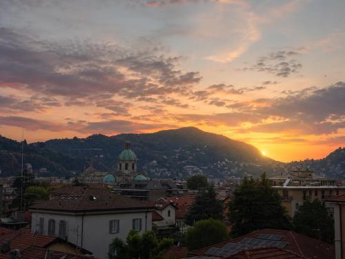 Sunset Light - Downtown Como