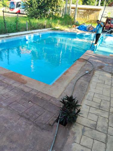 Swimming pool, Hotel Ventanas Al Paraiso in Tamasopo