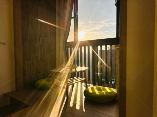 Balcony/terrace, mini嵐輕旅 near Xin Wu Green Tunnel