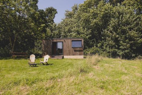 Richecourt - Parcel Tiny House - Tiny House 1 vue prairie en Picardie MAE-2213