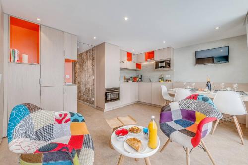 Résidence Palafour - Complètement rénové en 2018, élégant 2 pièces confort moderne - balcon - vue Grande Sassière MAE-3390