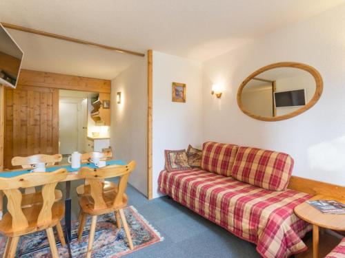 Studio 4 pers, ski aux pieds, balcon, Les Arcs