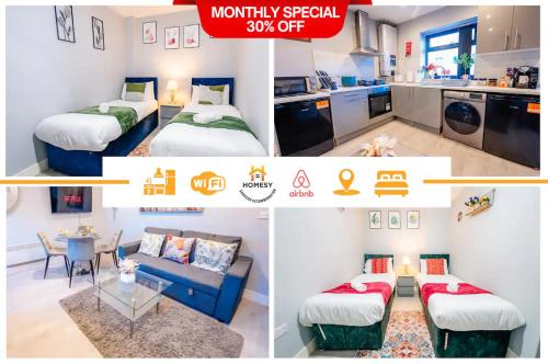 1BDR Flat By Homesy Vacation Rental Cardiff - City Centre & Ideal For Contractor, Family Friendly - Cardiff 1BDR Flat By Homesy Vacation Rental Cardiff - City Centre & Ideal For Contractor, Family Friendly - Cardiff