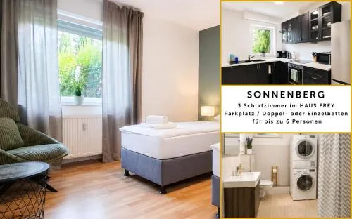 3 BR Wohnung im Haus Frey, Parkplatz, auch Einzelbetten in Leinsweiler, Deutschland