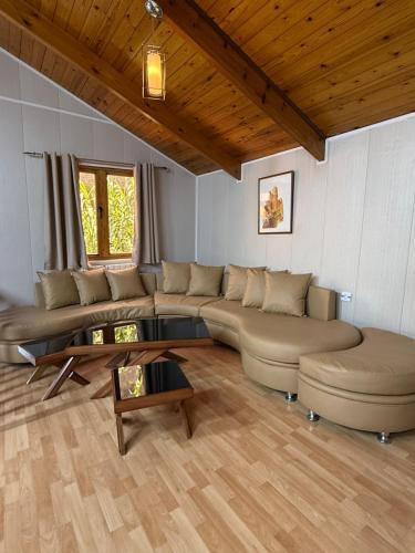 Duplex Chalet with pool barbecue Residence in בן אקנון
