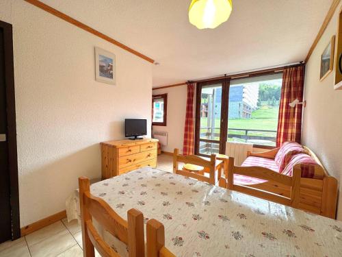 Résidence Villaret - Studio cabine 4 personnes avec vue sur les pistes MAE-5014