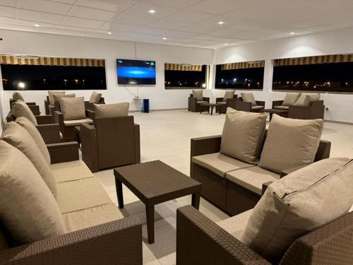 ห้องอาหาร, Hôtel Résidence EDEN D'IVOIRE (Hotel Residence EDEN D'IVOIRE) in กอร์โอโก