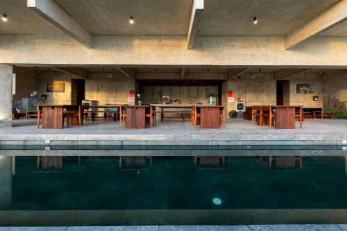 Swimming pool, Rucha Beachfront Retreat in Thuan An Beach