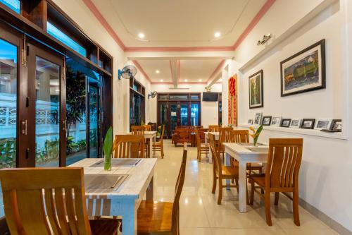Restaurant, green island hoian villa in Cam Nam