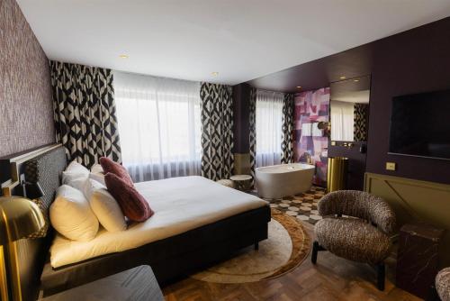 Baño, Hotel Haarhuis, WorldHotels Crafted in Arnhem