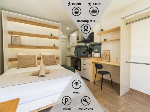 NEW ! Le Coeur de ville avec terrasse! Parking - Location saisonnière - Guingamp