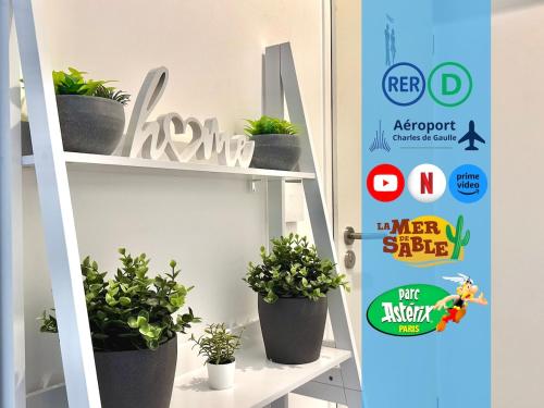 Luxe, Terrasse et Parking - 10 min de l'Aéroport CDG - Location saisonnière - Louvres