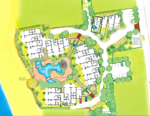 แผนผังชั้น, Beachfront Retreat with Pool: Schooner Bay 112 in สไปจส์ทาวน์