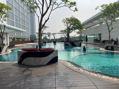 Swimming pool, u residence 2 golf view studio lippo karawaci near Pempek rizki