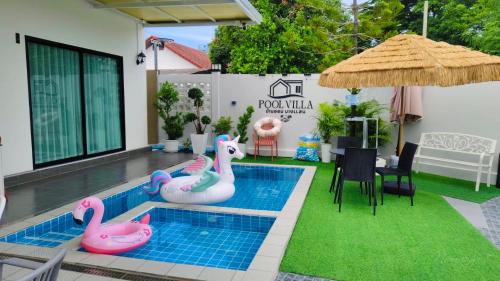 Exterior view of บ้านออมPool villa บางแสน om