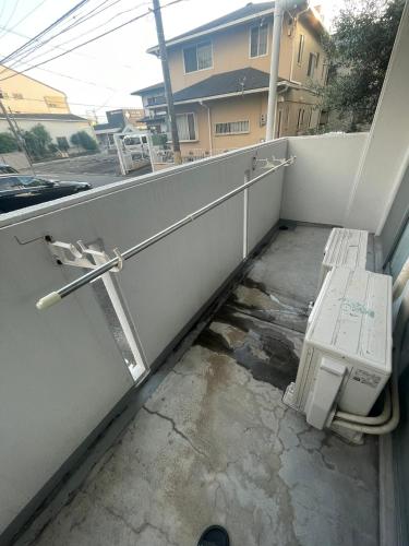 Terraza/balcón, 篠原橋マンション1b in Nakagawa