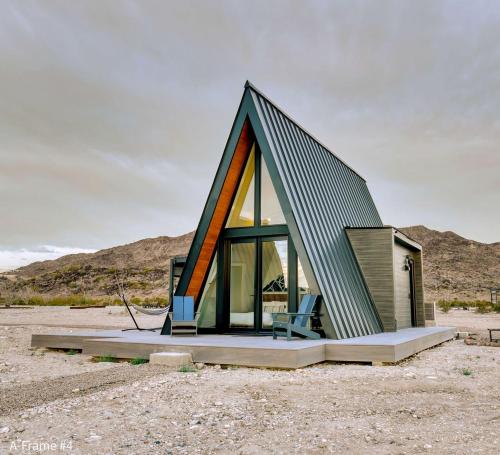 Luxury A-Frame with Furnished Deck in Terlingua, Texas