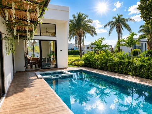 Hermosa casa vacacional en Condominio campestre con baño turco