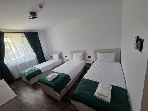 3 twin beds