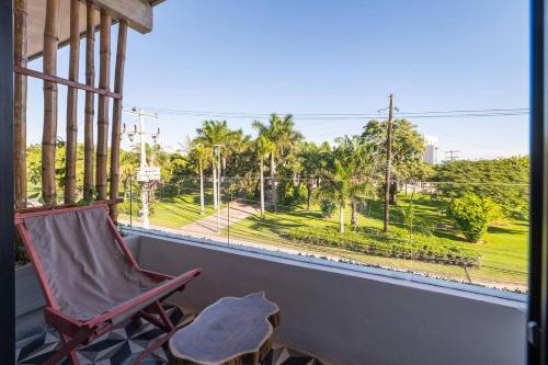 Cozy Studio Downtown Cancun + Terrace + WiFi + AC