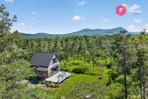 . Le Pèlerin - Chalet rustique Écoresponsable en nature - Estrie