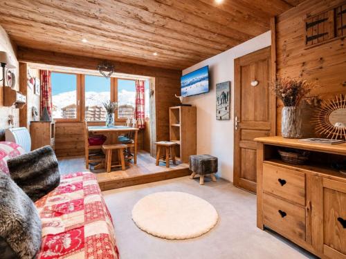 Appartement cosy 4 pers, rénové style montagne, ski aux pieds - FR-1-545-53