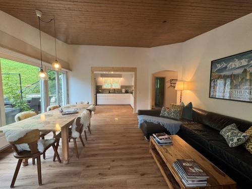 Alpine Escape with Swiss Fondue Hut and Mountain Views