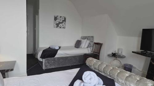 Zimmer, familien, meerblick