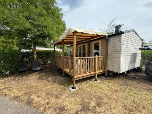 Bungalow climatisé 6 personnes camping les viviers 4etoiles
