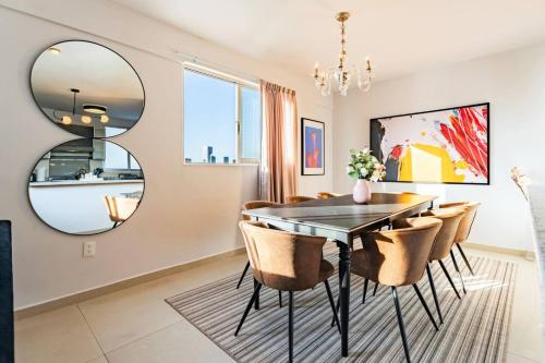 Penthouse City Views and Workspace in Roma Norte
