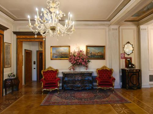 Delt lounge/TV-område, Hotel Villa Stucky in Mogliano Veneto